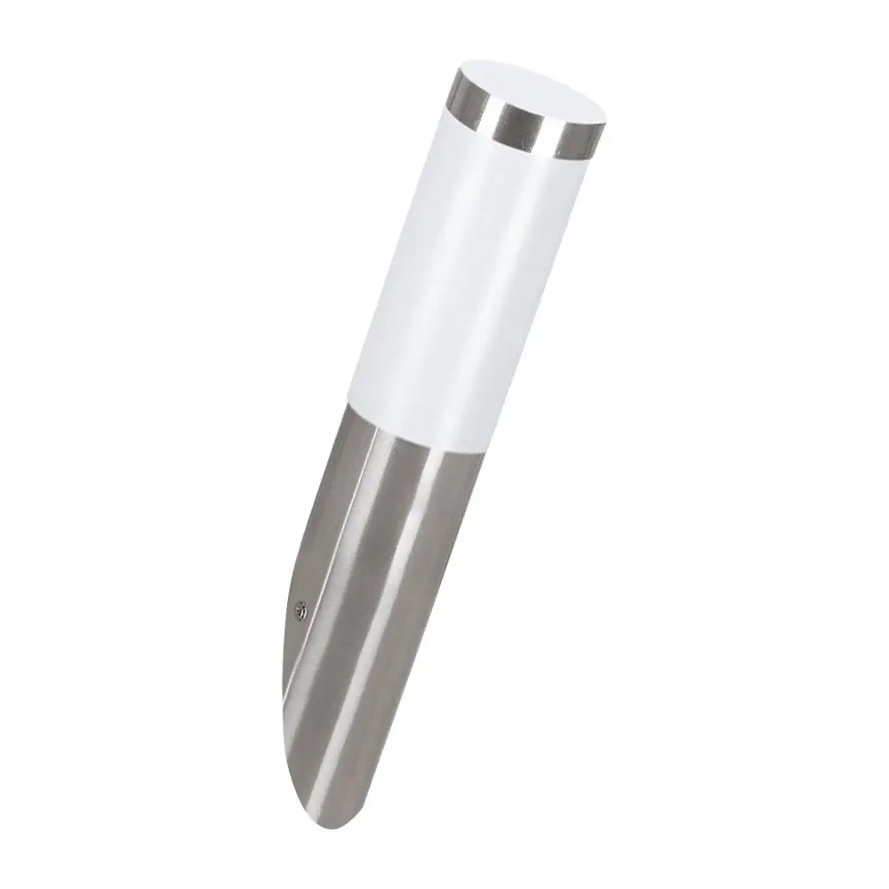 Outlet: EGLO HELSINKI utendørs vegglampe m/sensor, H390 mm, til E27, IP65 - stål/opal