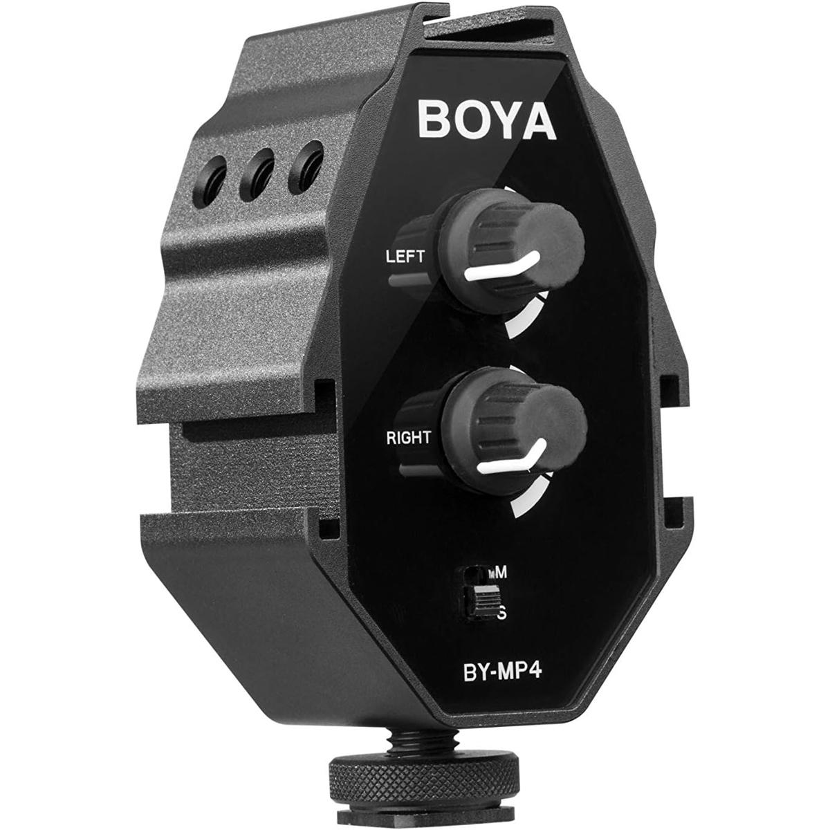 Boya Boya BY-MP4 mikrofon-adapter for kamera