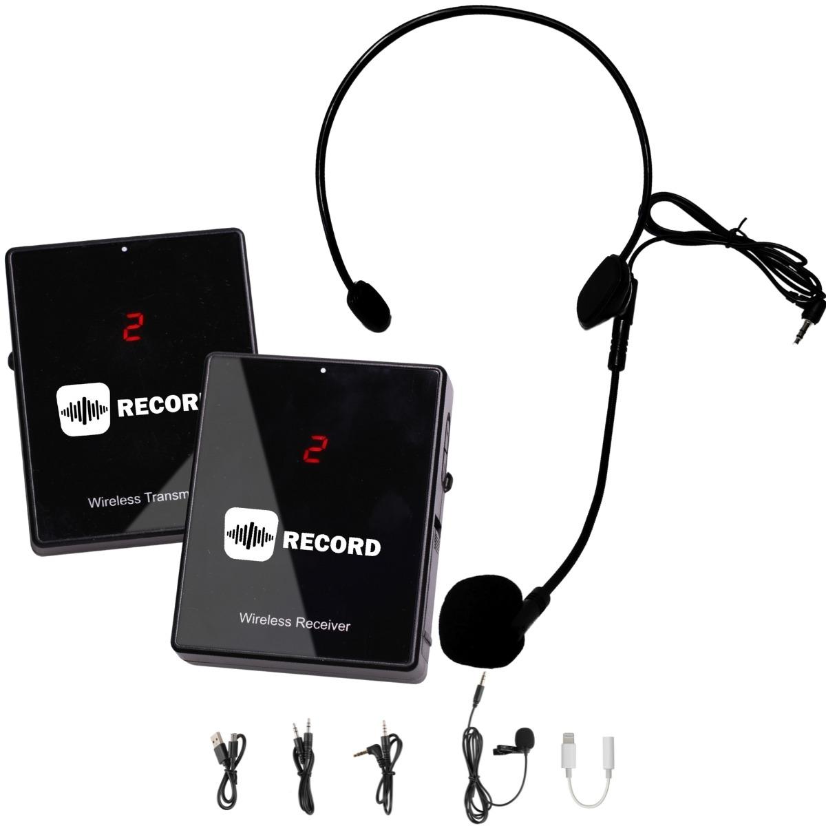 Record Record WM41HS trådløs headset-mikrofon-sæt
