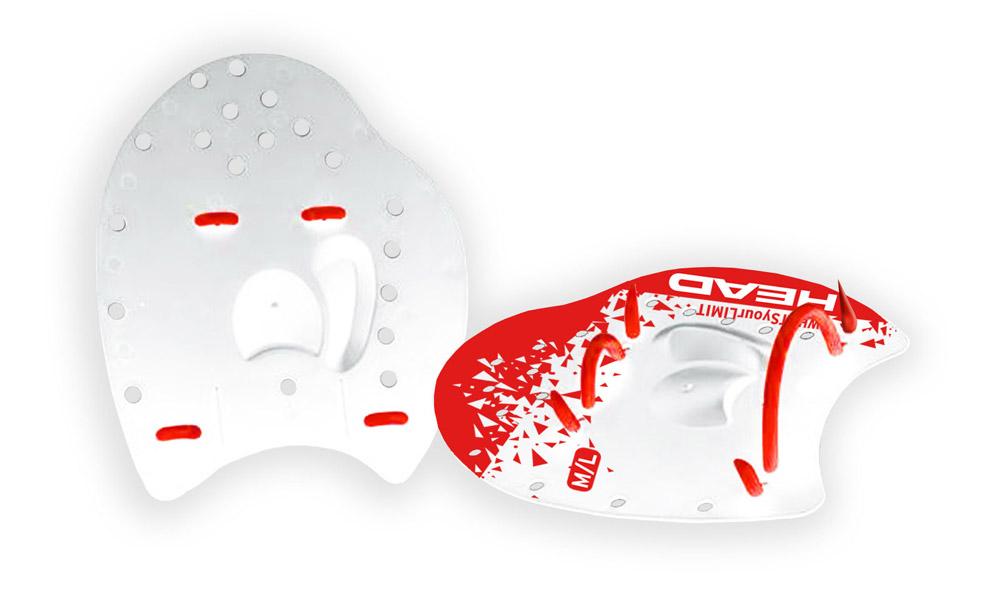 HEAD Head Flat Paddles-Hvit-L/XL Hvit L/XL | Tilbehør