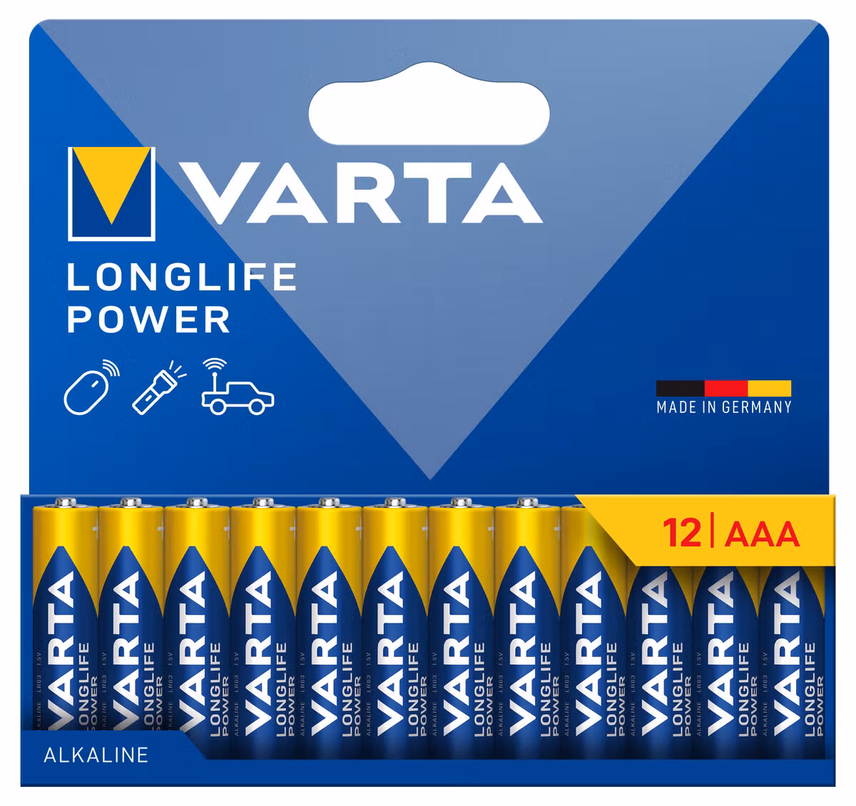 VARTA LR03 BATTERI HE AAA 12PK BLIST