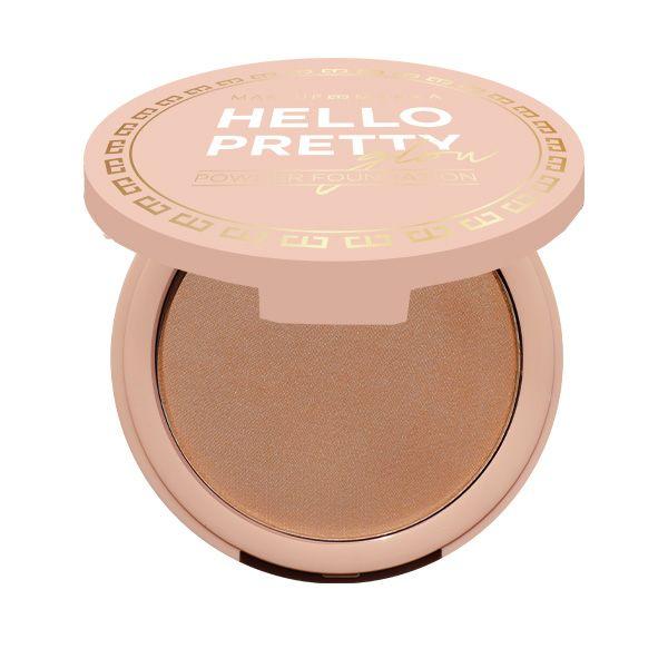 Makeup Mekka Hello Pretty Glow Powder Foundation, Biscuit