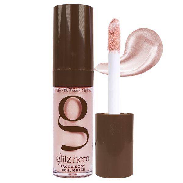 Makeup Mekka Glitz Hero Face & Body Highlighter, Dewy Hero