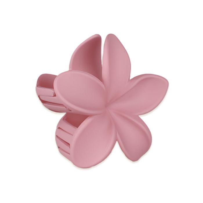 Makeup Mekka Matte Flower Hair Clip Large, Pink