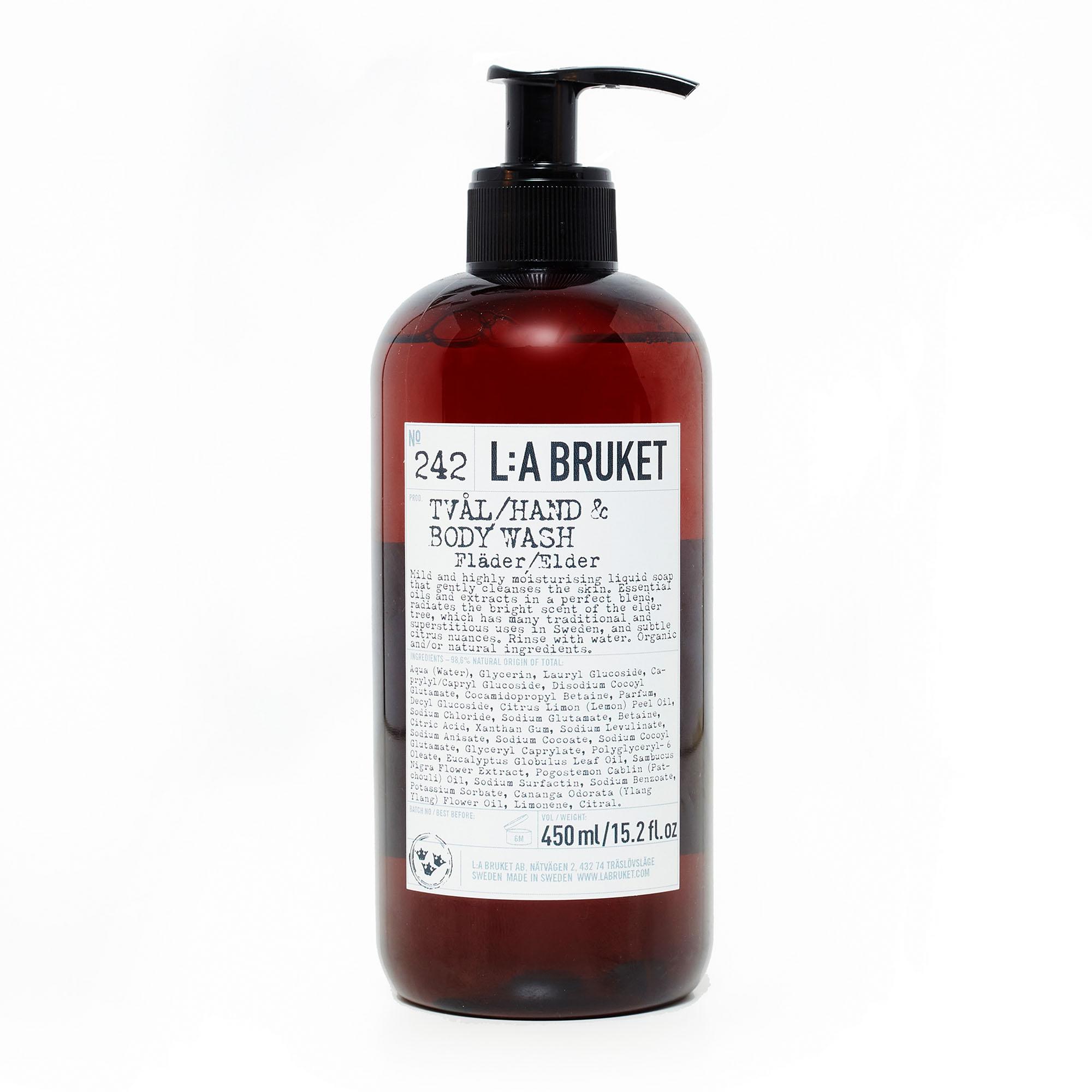 L:a Bruket L:a Bruket - Flytende såpe 450 ml hyllebær - Håndsåpe og håndkrem