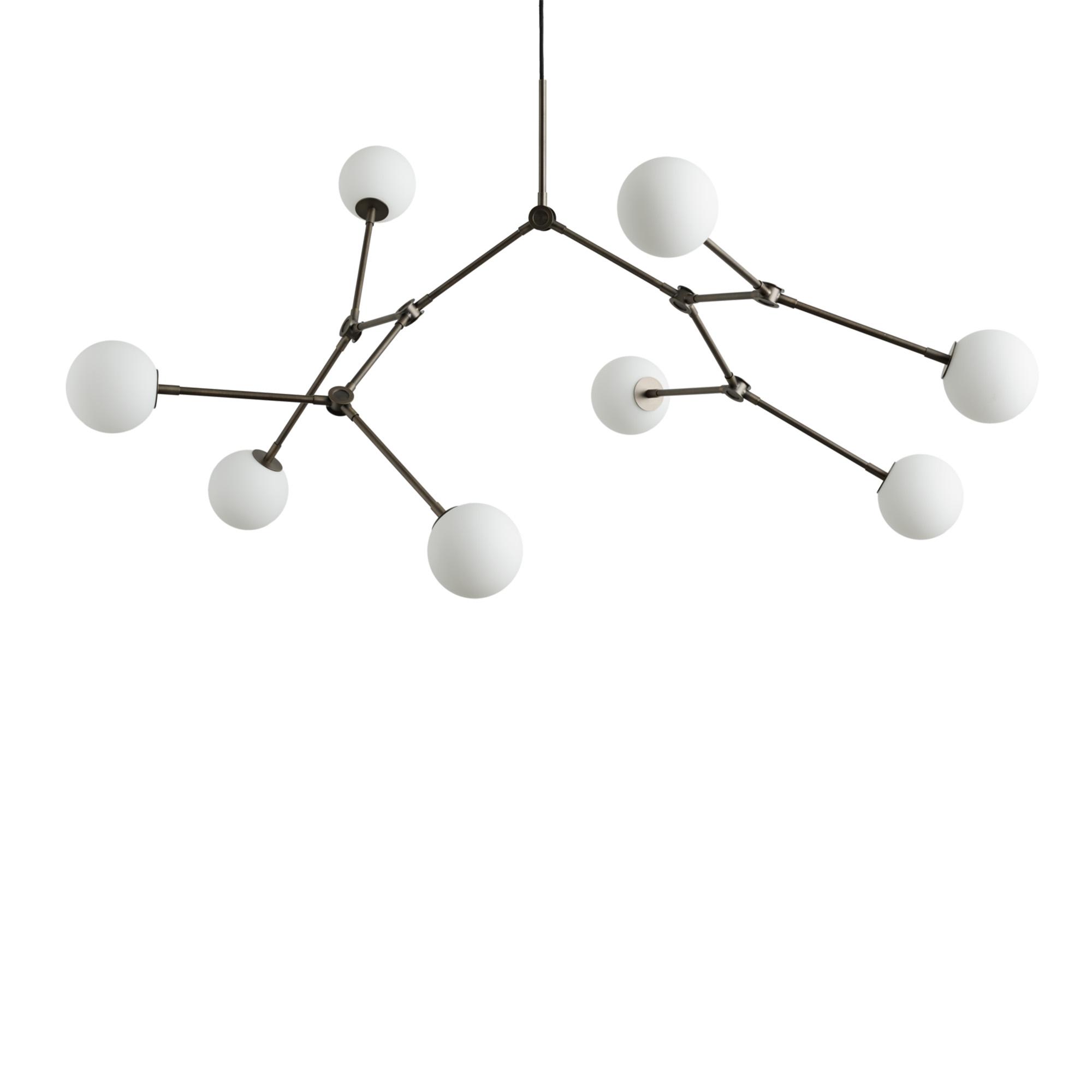 101 Copenhagen 101 Copenhagen - Drop Chandelier Bulp Grey - Lysekroner - Kristian Sofus Hansen,Tommy Hyldahl - Grå