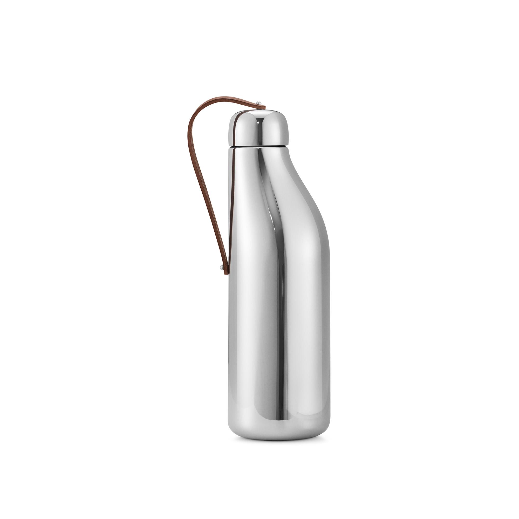 Georg Jensen Georg Jensen - Sky Drinking Bottle - Termoser - Lær/Metall
