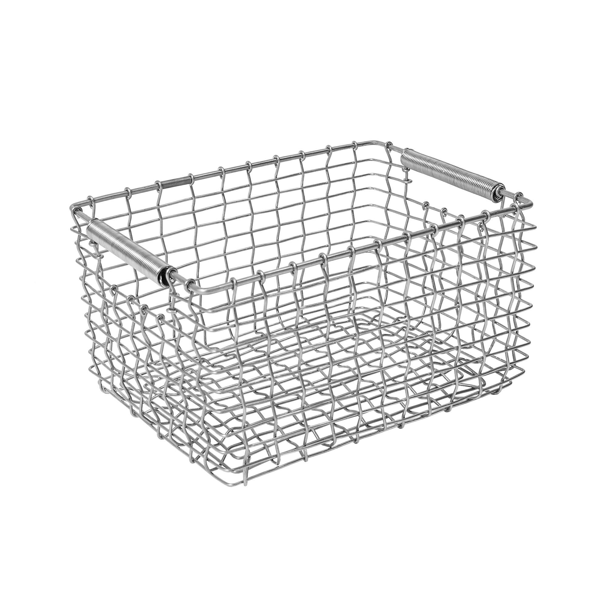 Korbo Korbo - Rectangular Galvaniserat Stål 15 Liter - Kurver og esker - Sølv