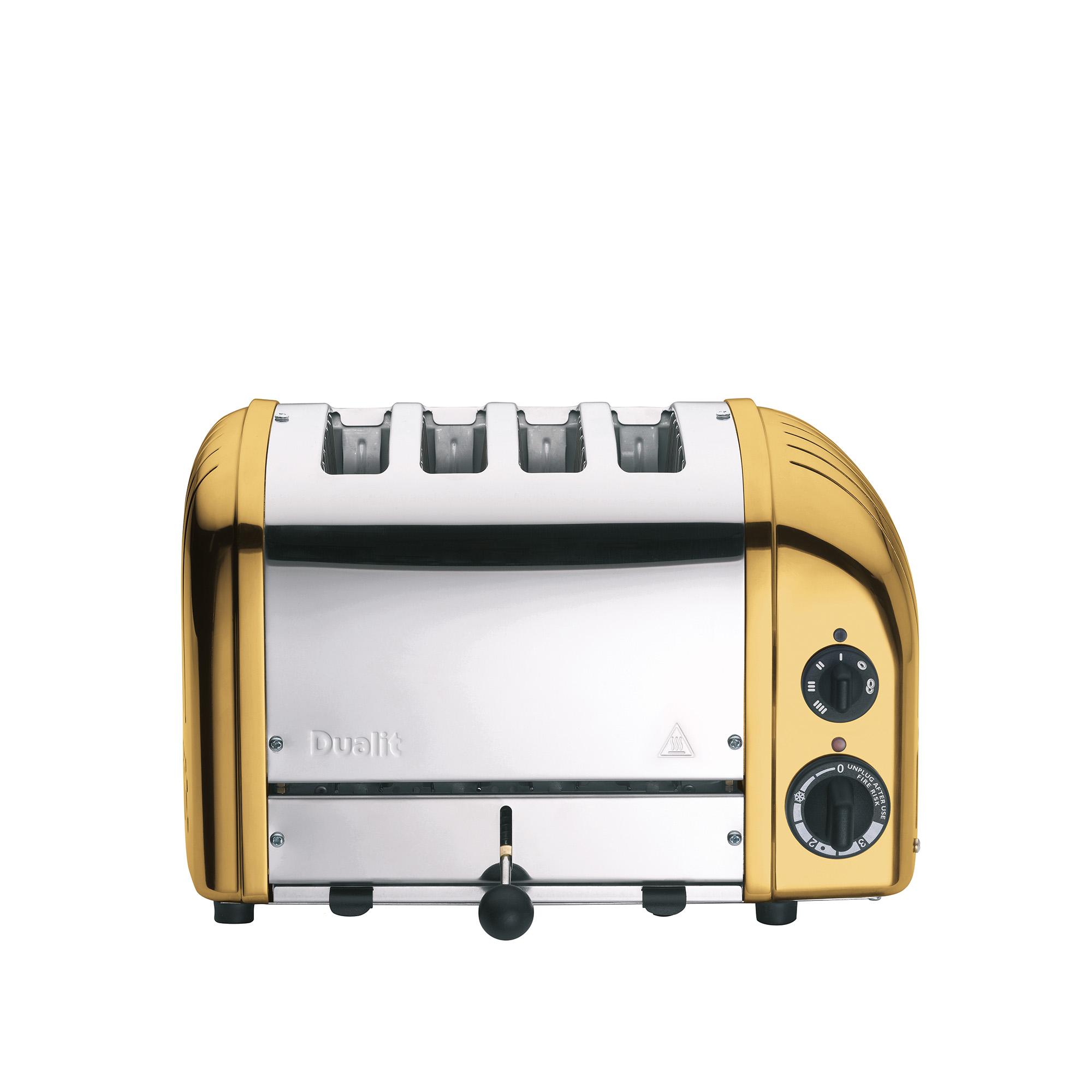 Dualit Dualit - Dualit Brödrost Classic 4 Skivor - Mässing - Brødristere