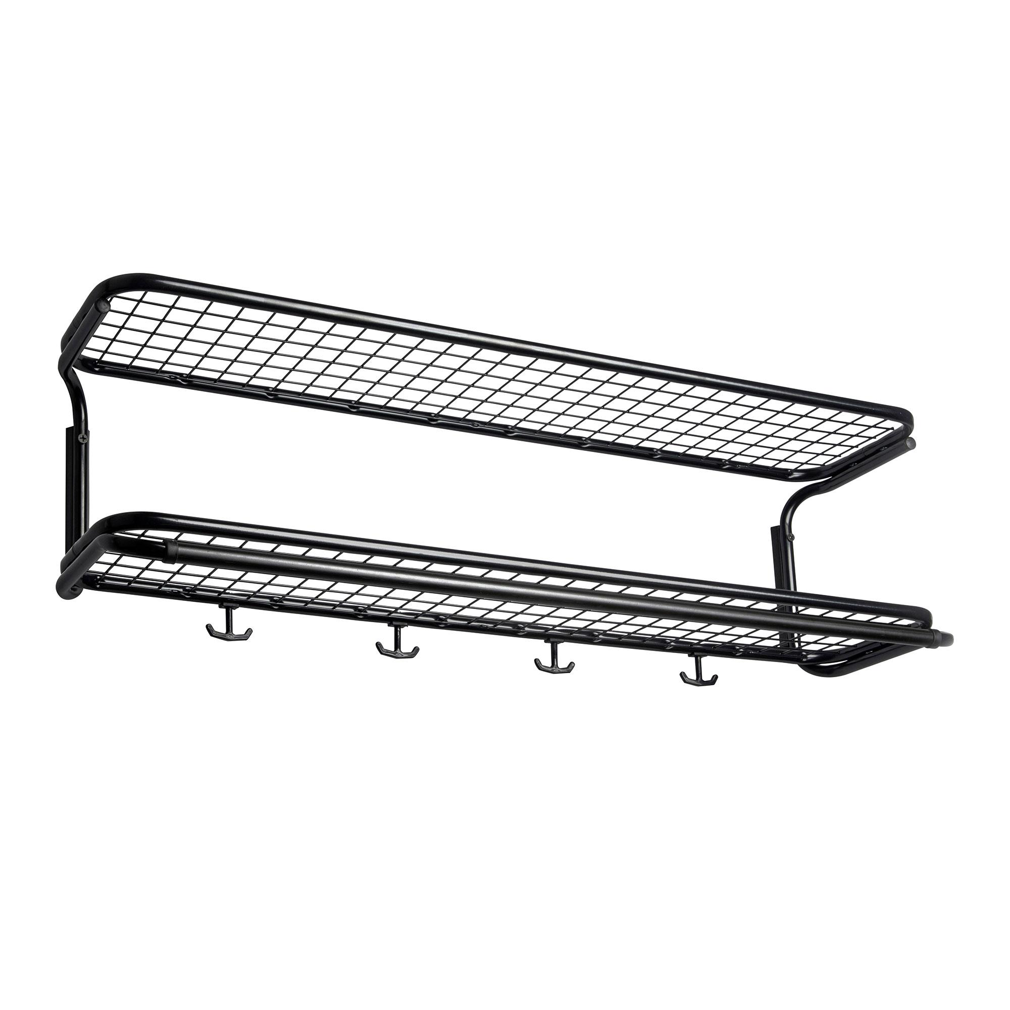 Essem Design Essem Design - Classic 650 Hatthylla Svart/Svart, 120 cm - Hattehyller og skohyller - Gunnar Bolin - Svart - Metall/Plast