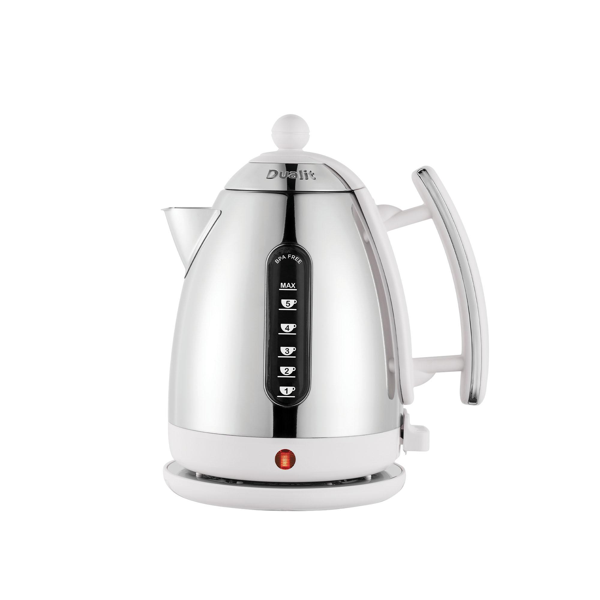 Dualit Dualit - Vattenkokare Lite 1,5L Vit/Rostfri - Vannkokere - Hvit - Metall/Plast