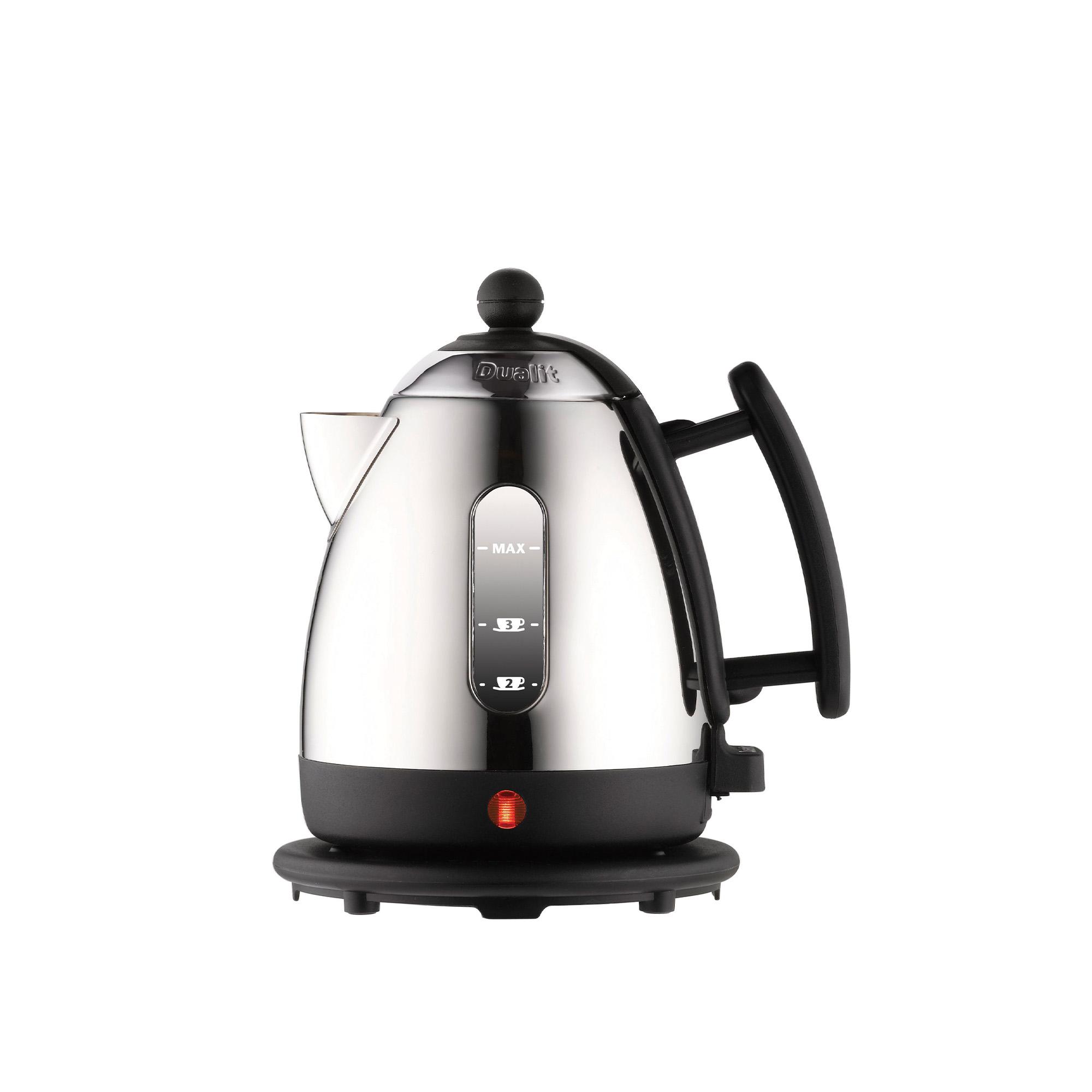 Dualit Dualit - 1L Jug Kettle Black Silver - Vannkokere - Sølv,Svart