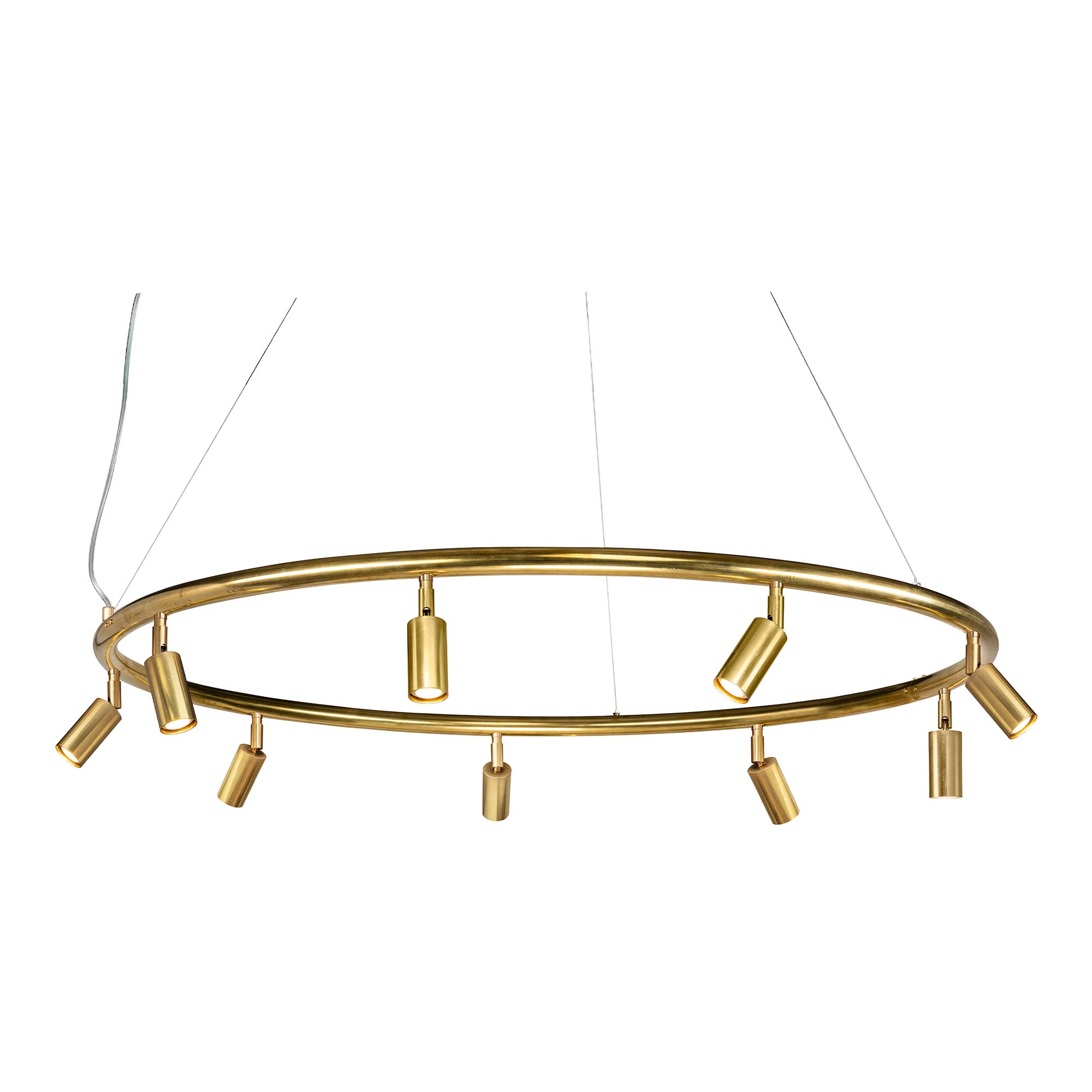 Örsjö Belysning Örsjö Belysning - Starlight chandelier Ø100cm – Raw brass - Lysekroner - Jonas Bohlin - Gull - Metall