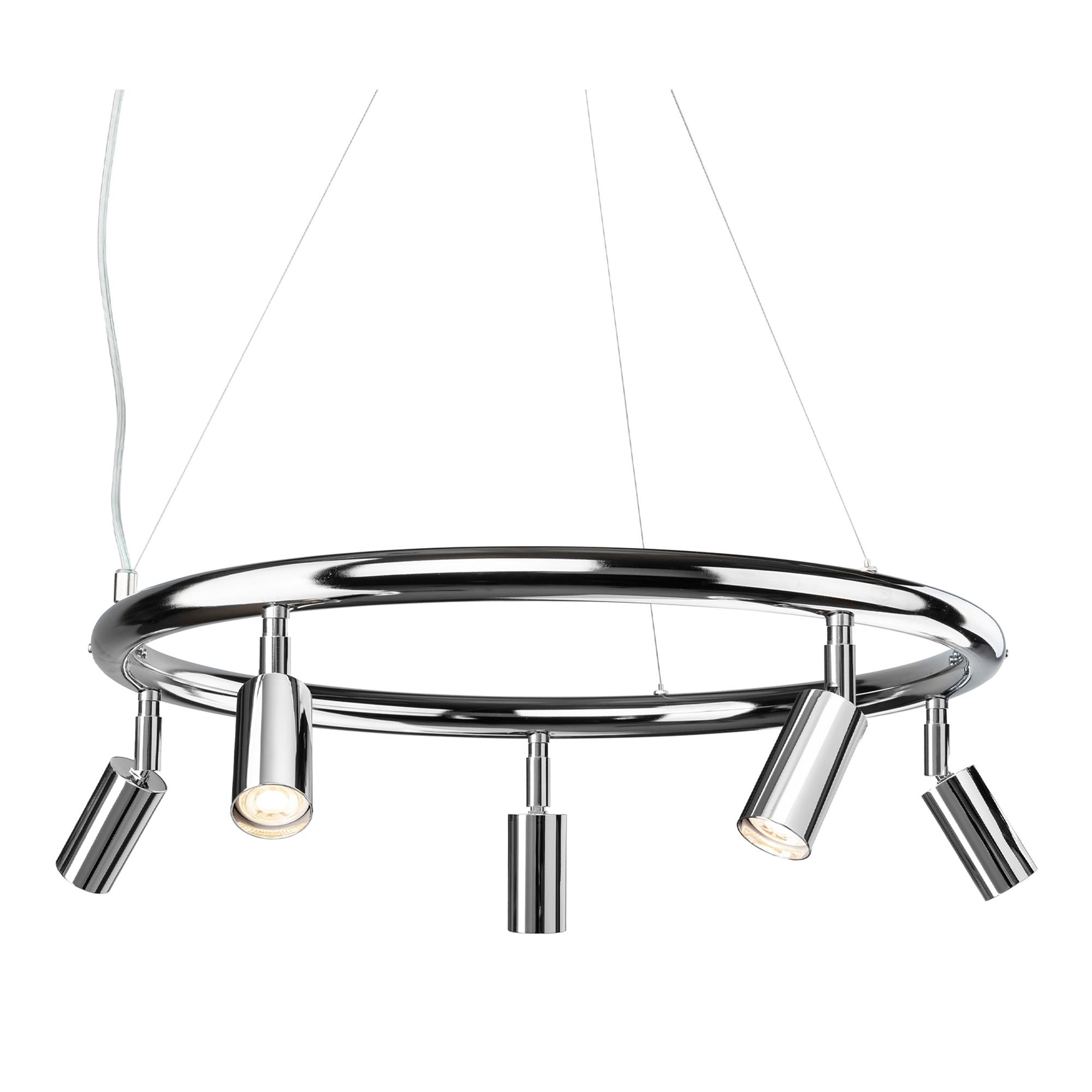 Örsjö Belysning Örsjö Belysning - Starlight chandelier Ø60cm – Nickel-plated brass - Lysekroner - Jonas Bohlin - Sølv - Metall