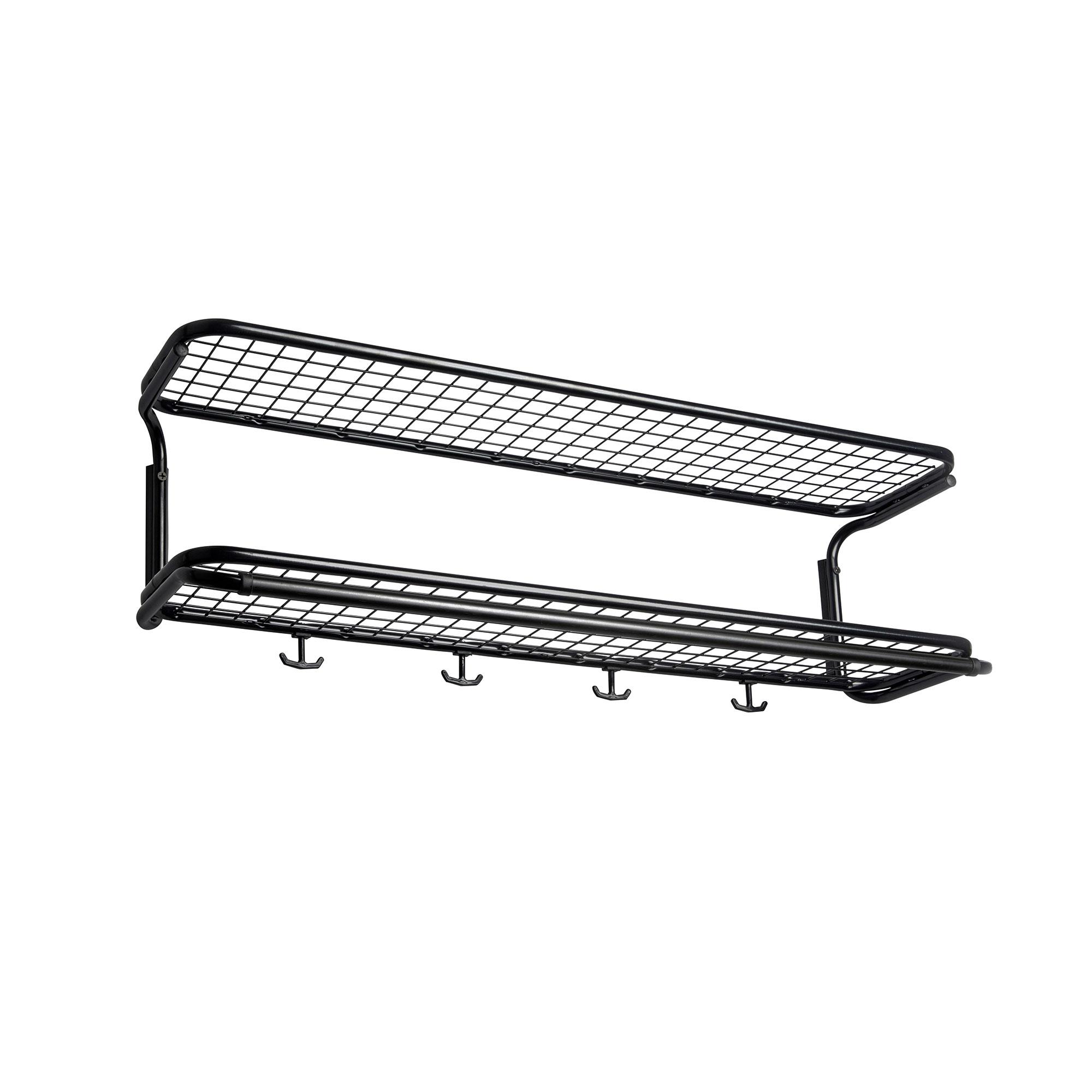 Essem Design Essem Design - Classic 650 Hatthylla Svart/Svart, 90 cm - Hattehyller og skohyller - Gunnar Bolin - Svart - Metall/Plast