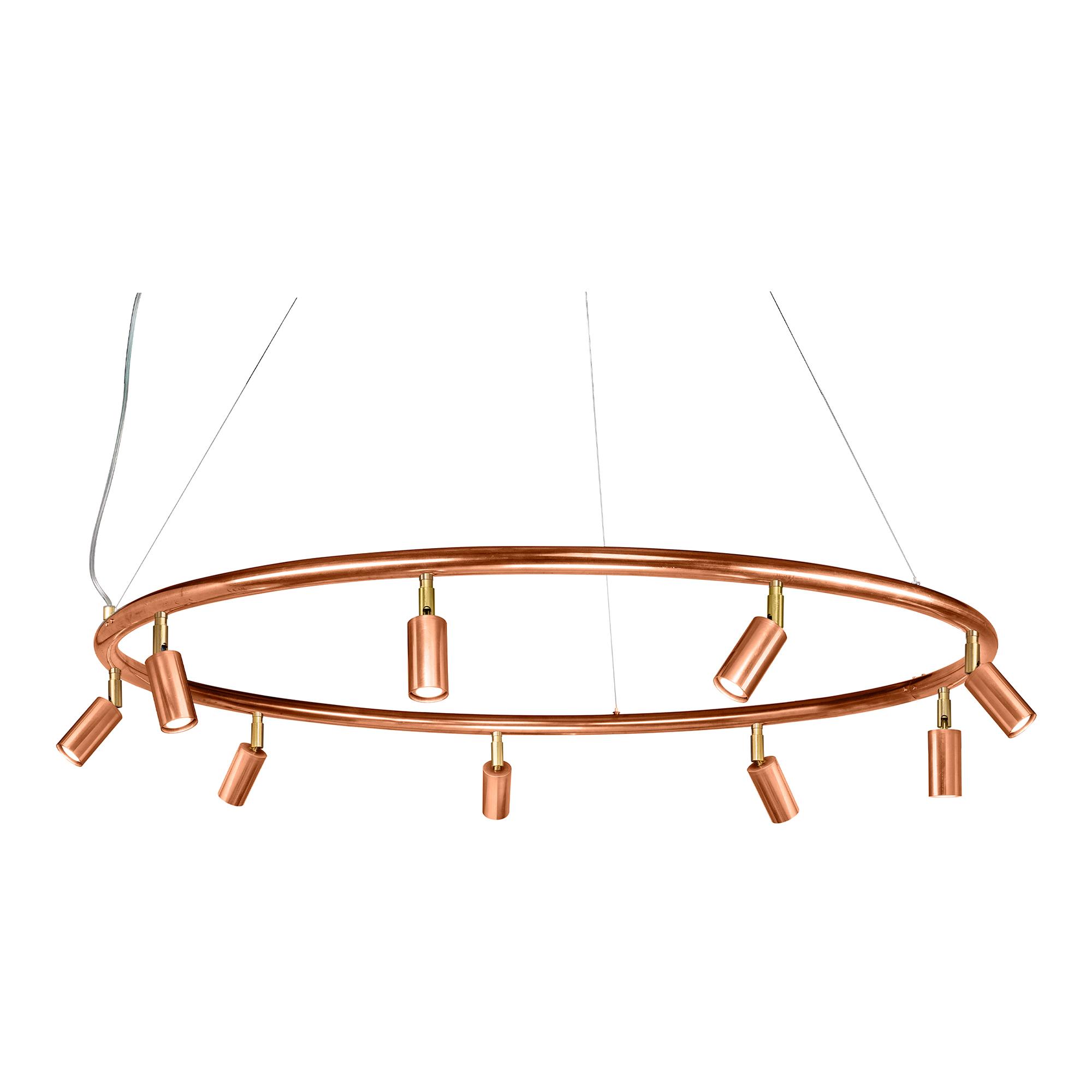 Örsjö Belysning Örsjö Belysning - Starlight chandelier Ø100cm – Raw copper - Lysekroner - Jonas Bohlin - Bronse - Metall