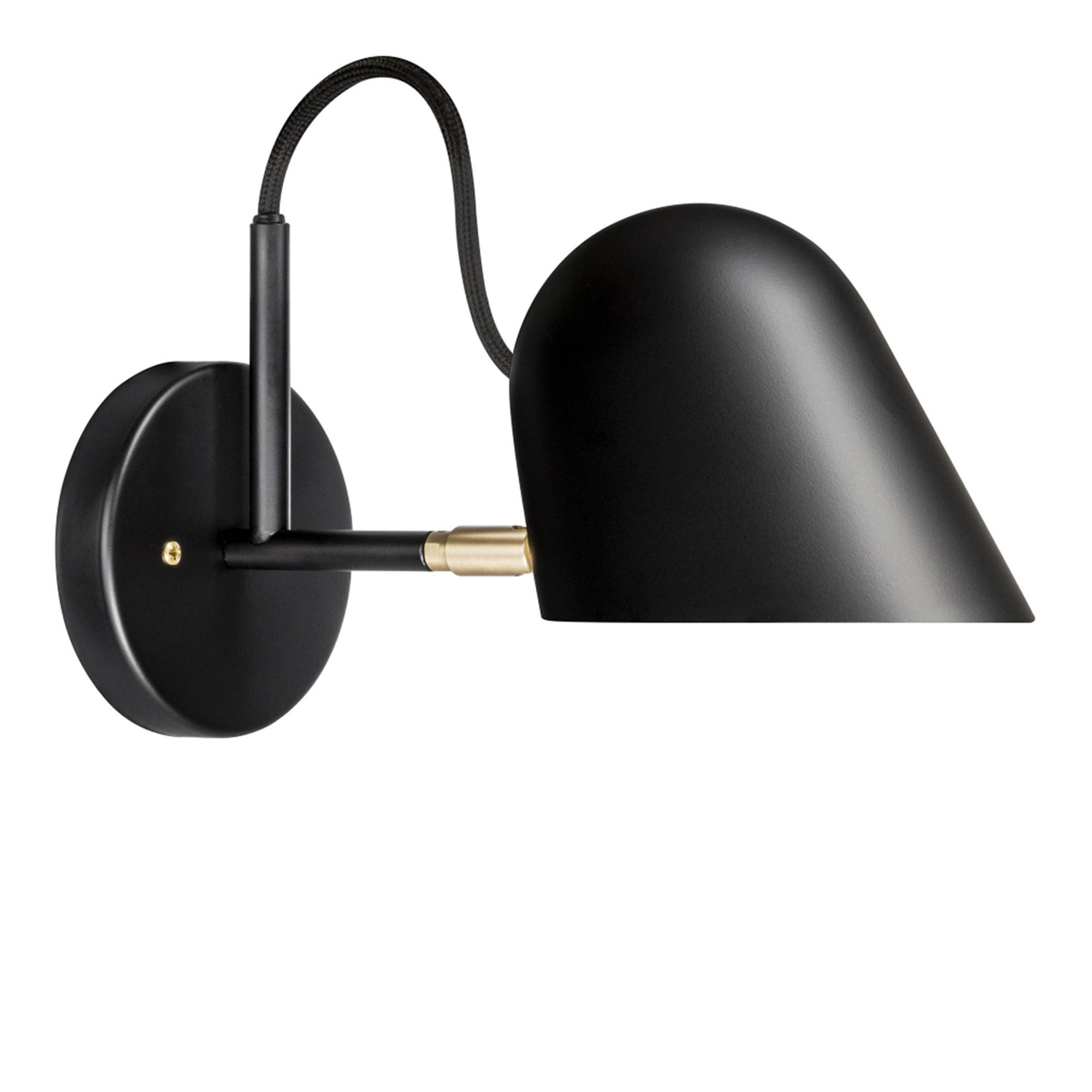 Örsjö Belysning Örsjö Belysning - Streck Vägglampa, Svart, Kopplingshus - Sengelamper - Joel Karlsson - Svart - Metall
