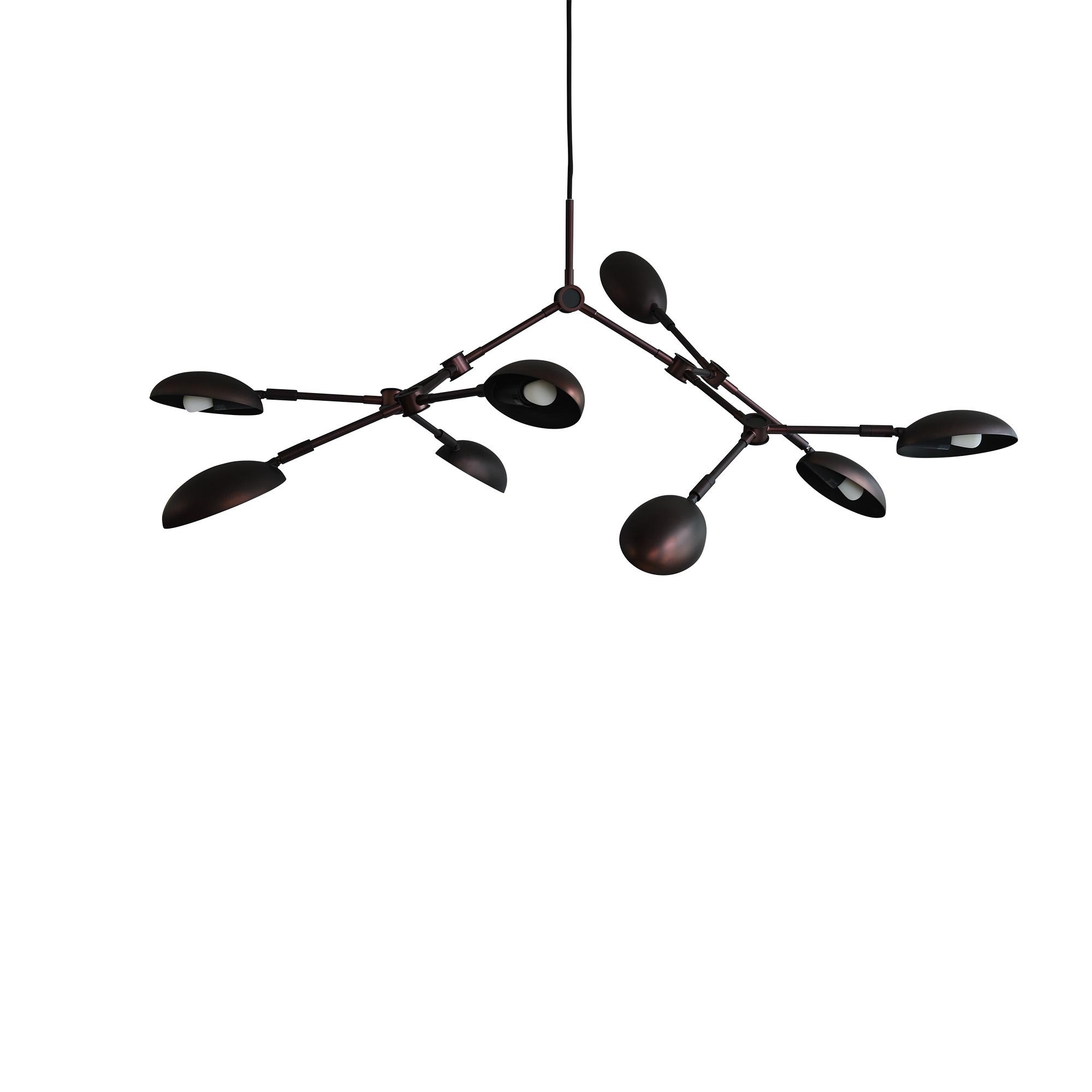 101 Copenhagen 101 Copenhagen - Drop Chandelier Mini Burned Black - Lysekroner - Kristian Sofus Hansen,Tommy Hyldahl - Svart