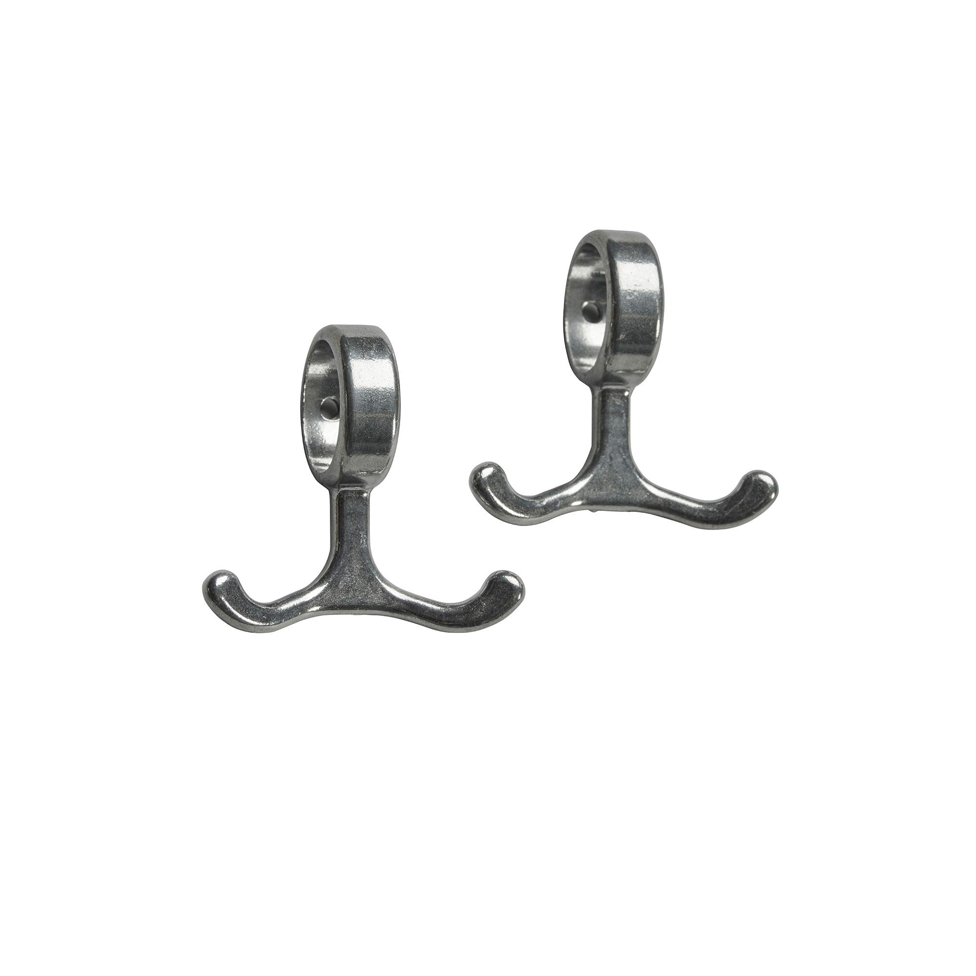 Essem Design Essem Design - Nostalgi Tillbehör Ankarkrok Aluminium 2-pack - Kroker - Gunnar Bolin - Sølv