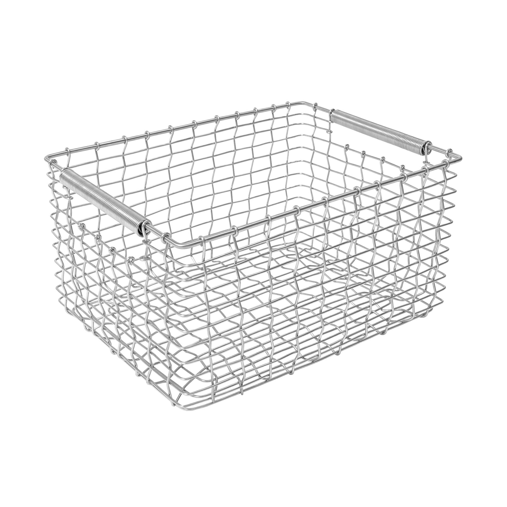 Korbo Korbo - Rectangular Galvaniserat Stål 19 Liter - Kurver og esker - Sølv