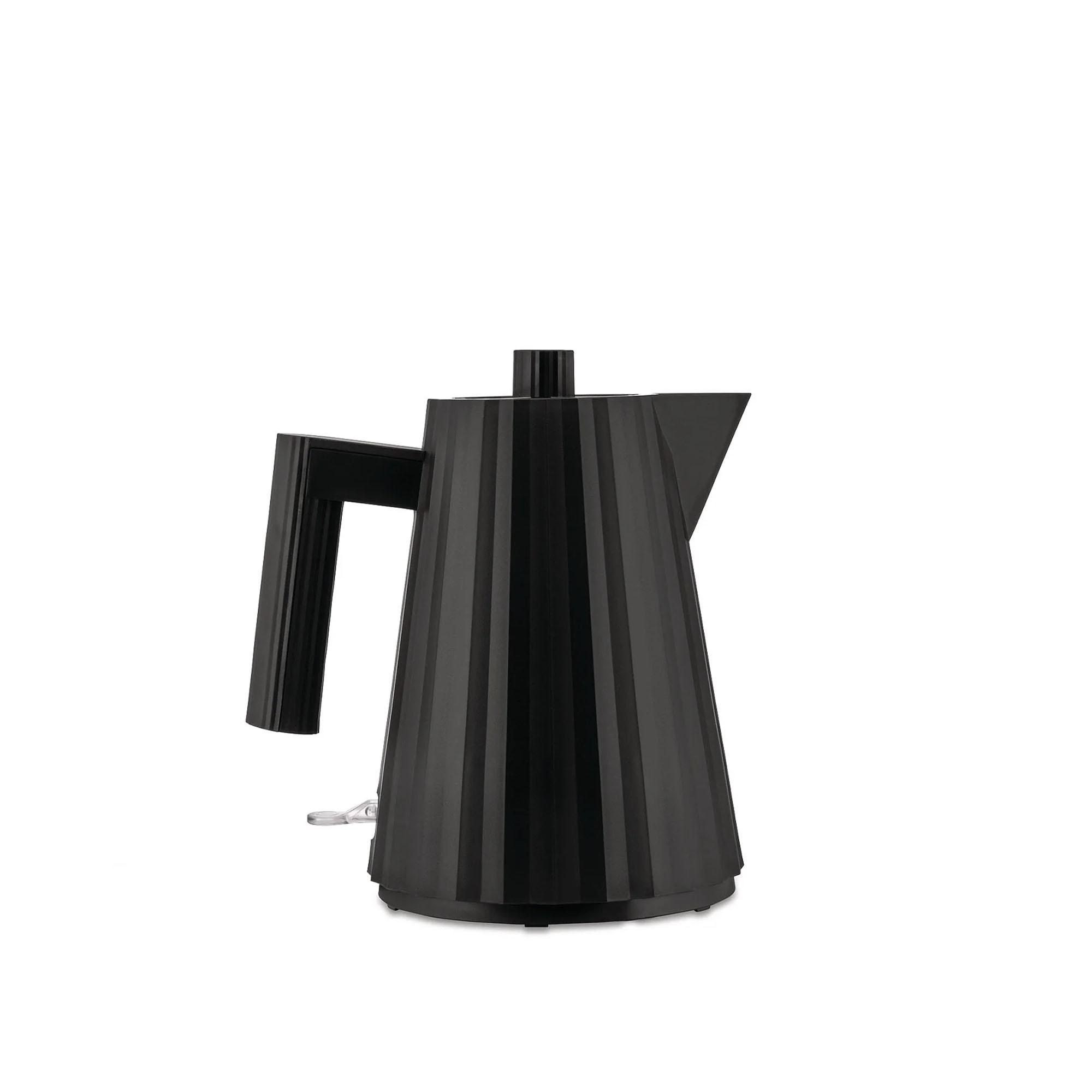 Alessi Alessi - Plissé Electric water-kettle 1 Liter - Black - Vannkokere - Michele De Lucchi - Svart - Plast
