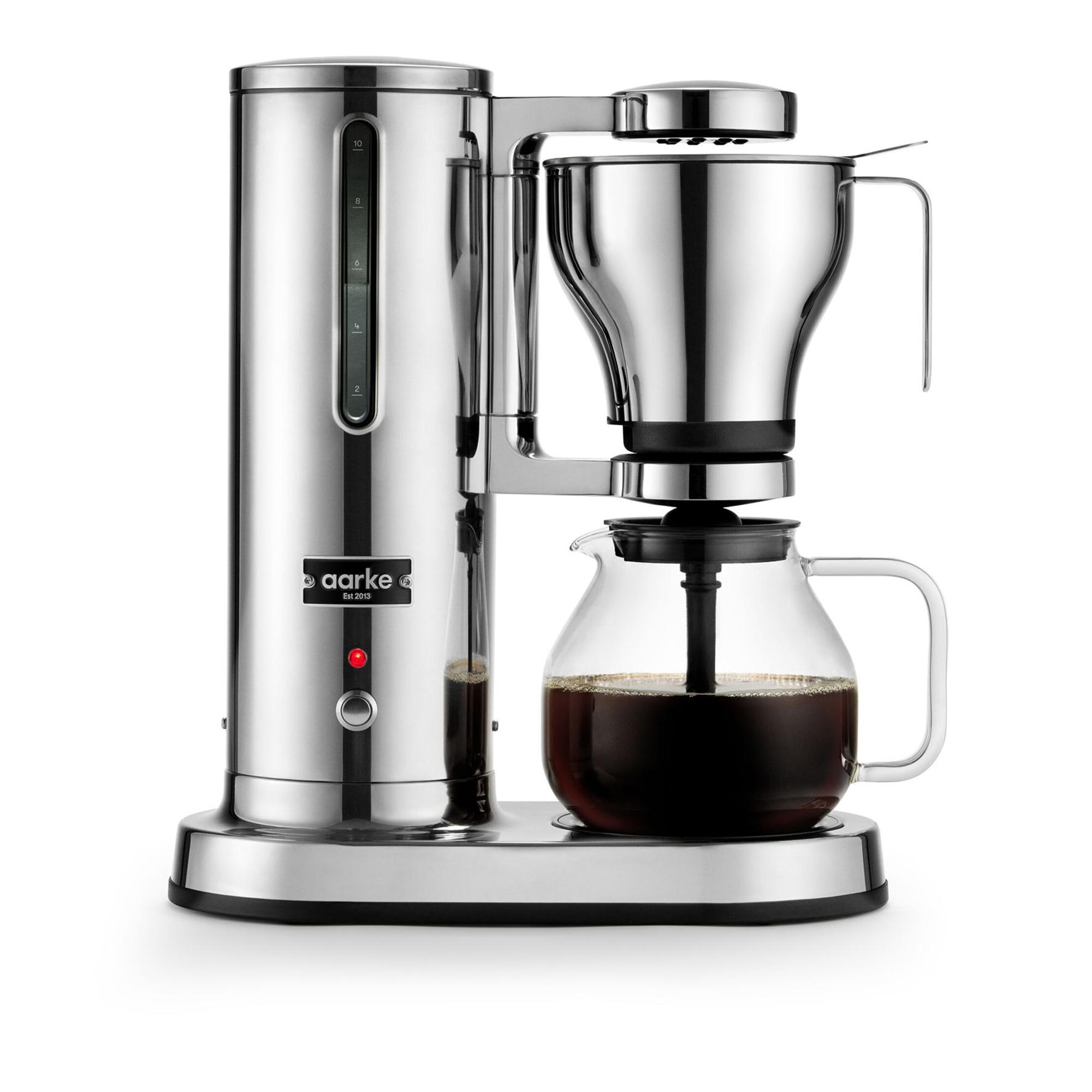 Aarke Aarke - Kaffetrakter i rustfritt stål - Kaffemaskiner og kaffebryggere - Carl Ljungh,Jonas Groth - Sølv - Metall