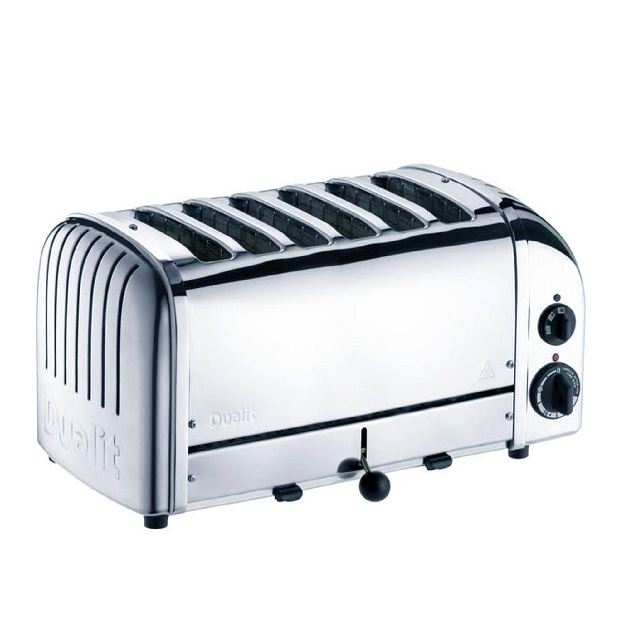 Dualit Dualit - Classic Toaster 6 Slice Chrome - Brødristere - Sølv