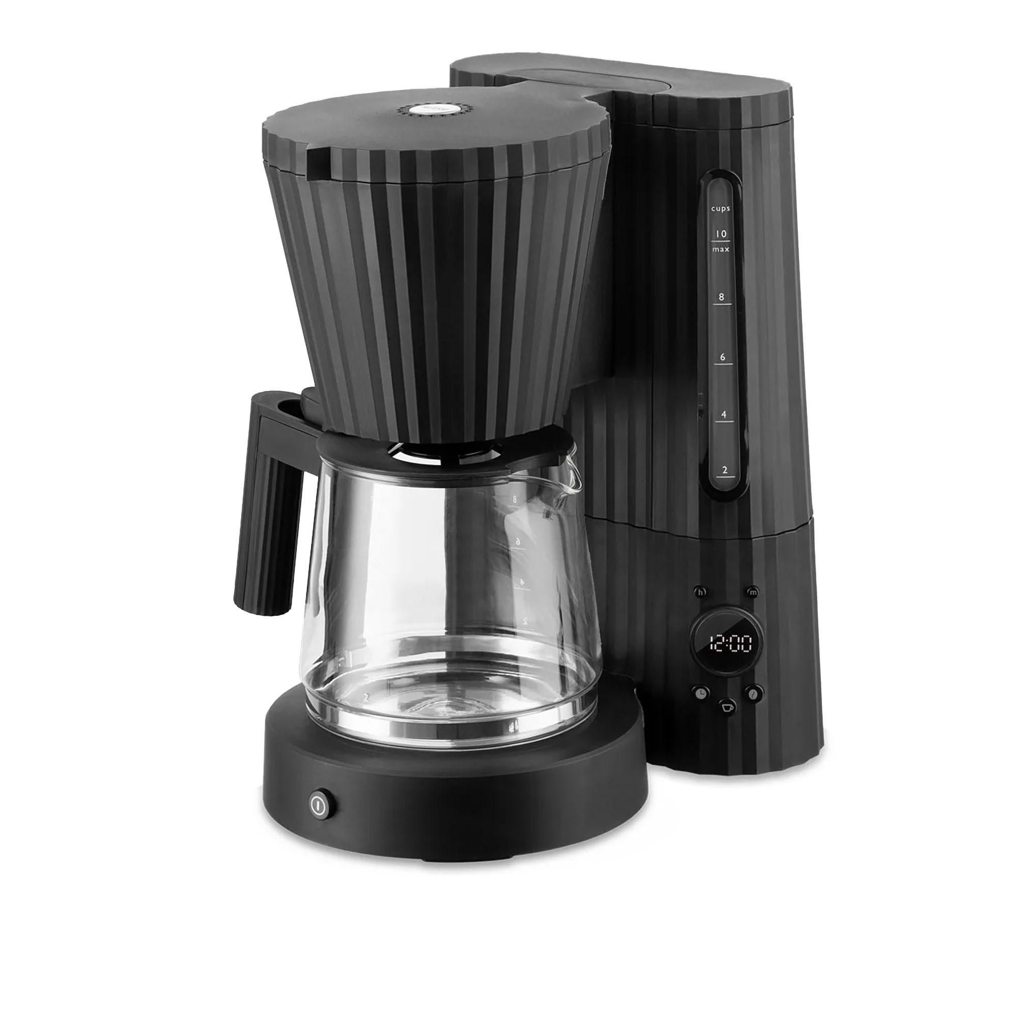 Alessi Alessi - Plissé filter kaffetrakter svart - Kaffemaskiner og kaffebryggere - Michele De Lucchi - Svart - Plast