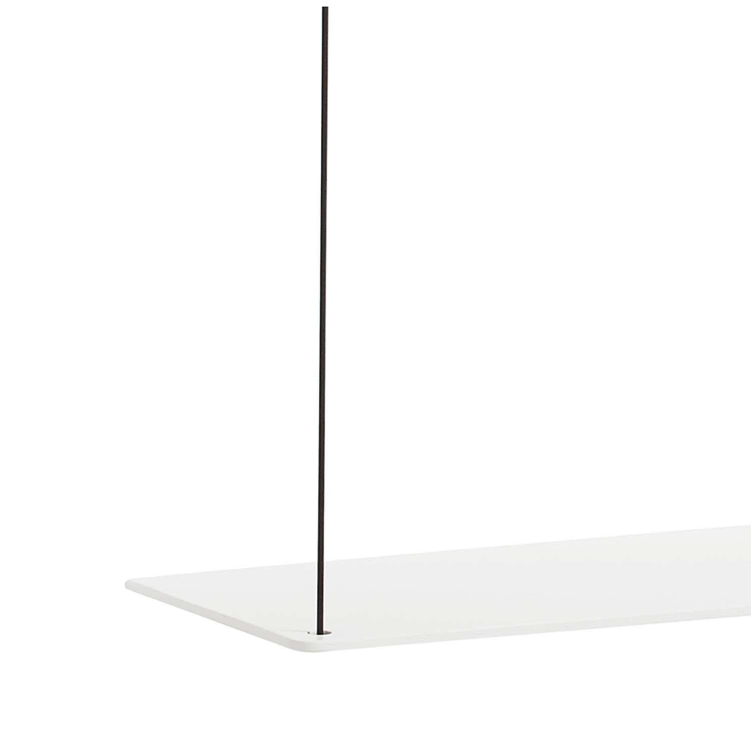Woud WOUD Stedge tilleggshylle - hvit eik og metall (60 cm)