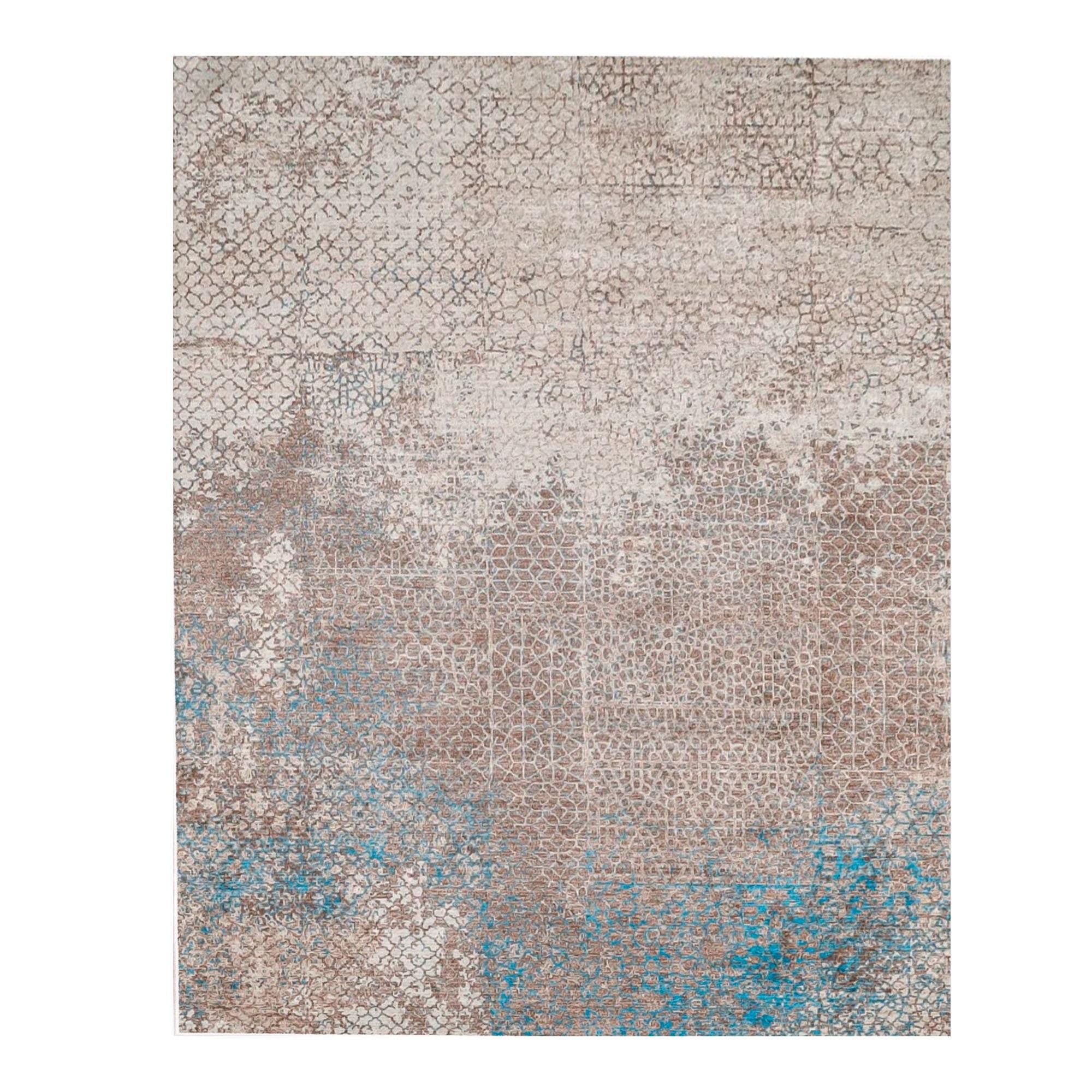 TEPPI WOOBTNY0249 mønstret teppe, rektangulært - brun/flerfarget bomull/chenille (160x230)