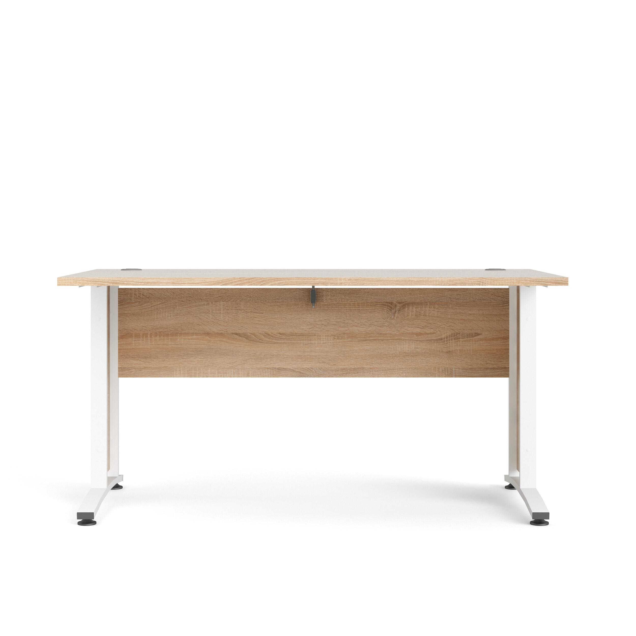 Tvilum TVILUM Prima skrivebord - naturlig eikefiner og hvit (150x80)