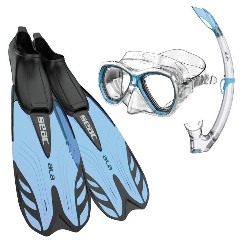 Seac Seac Snorkelsett Tris Ala Aquamarine