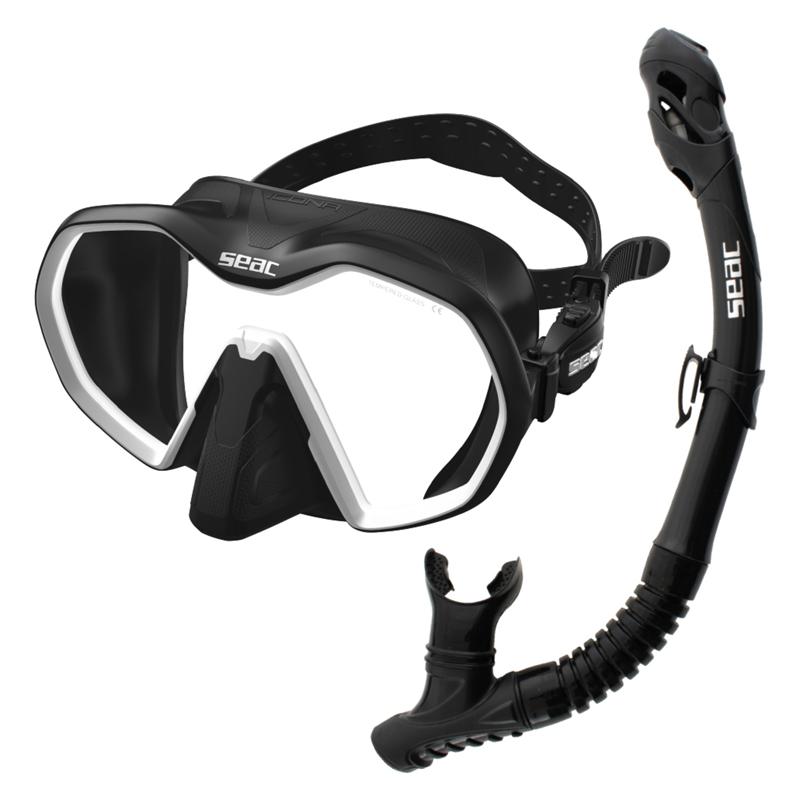 Seac Seac Set Bis Icona Snorkelsett Hvit