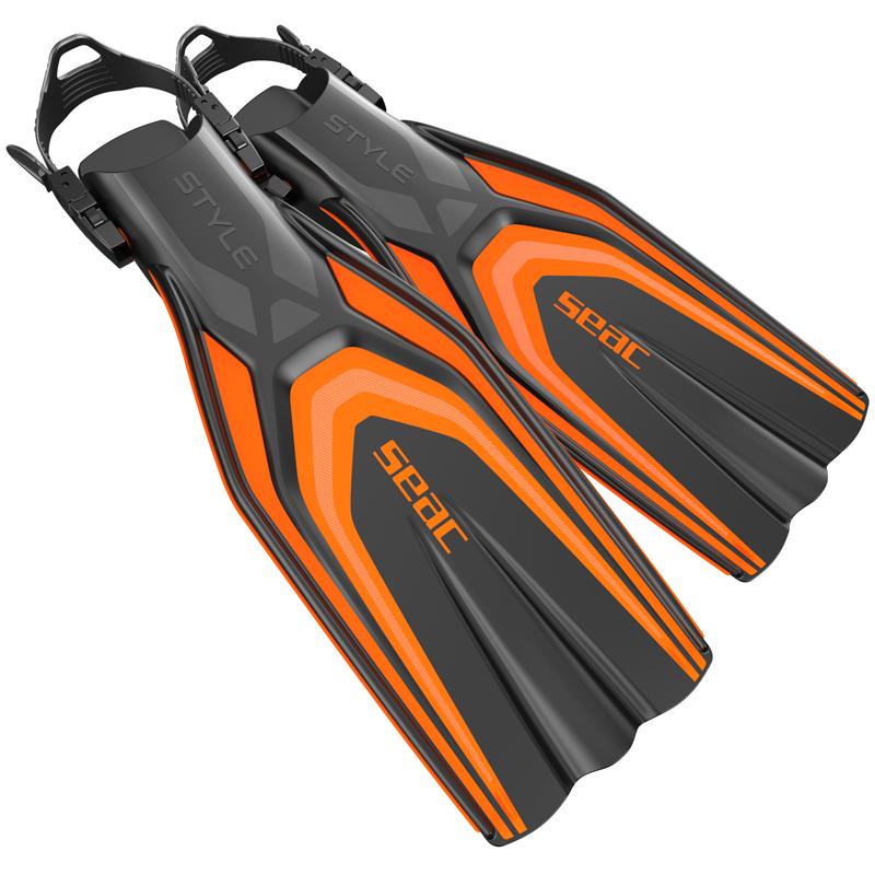 Seac Seac Dykkefinner Style Orange