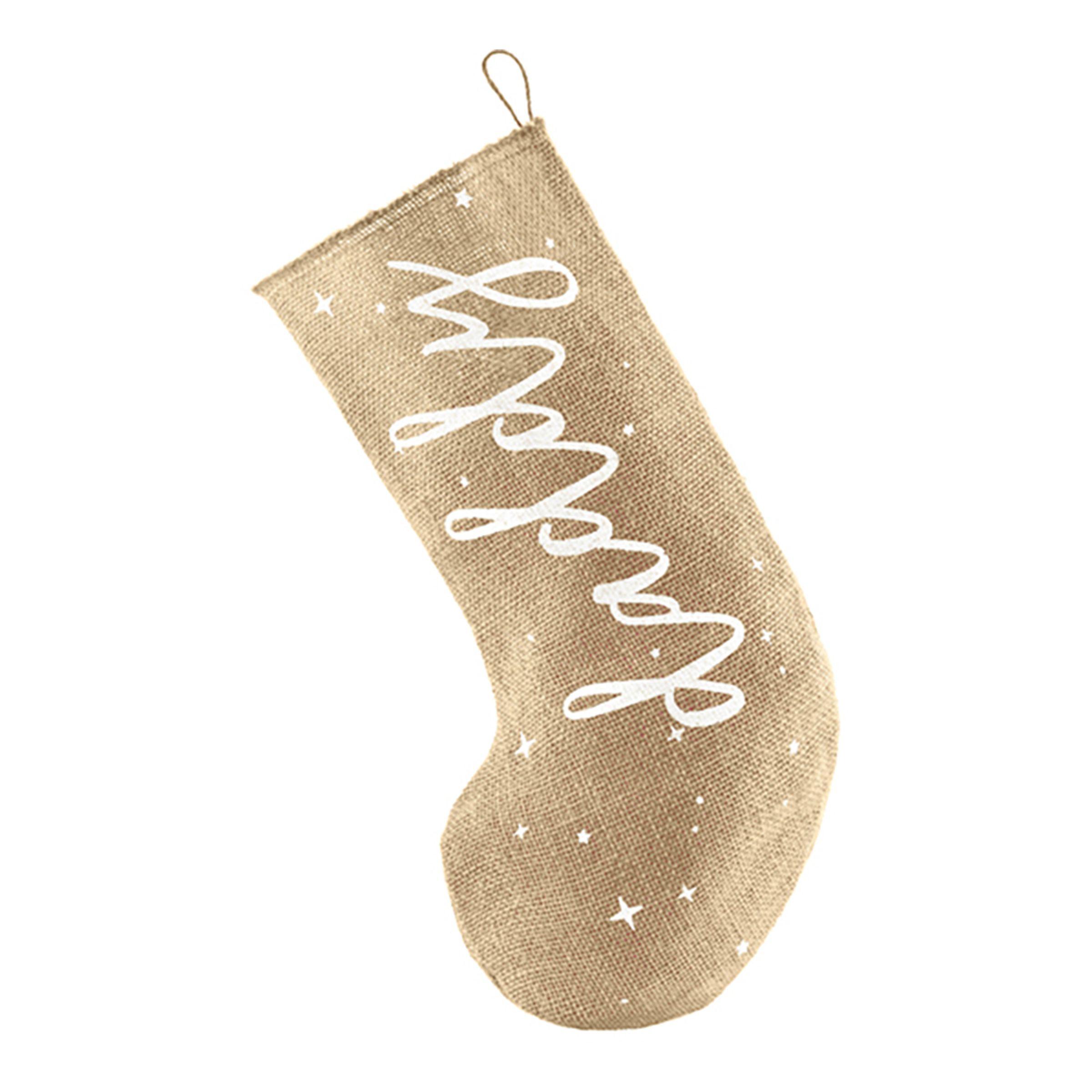 PartyDeco Julestrømpe i Jute - Daddy