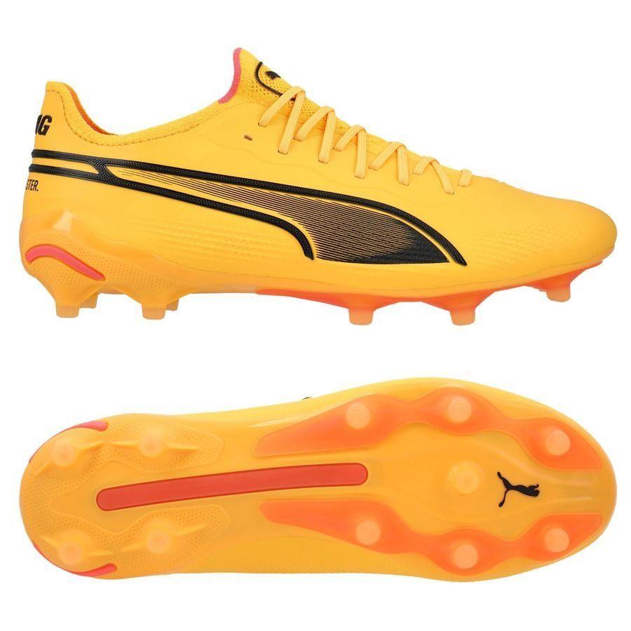 PUMA PUMA King Ultimate FG/AG Forever Faster - Solstrøm/PUMA Svart/Solnedgangsglød Kvinner