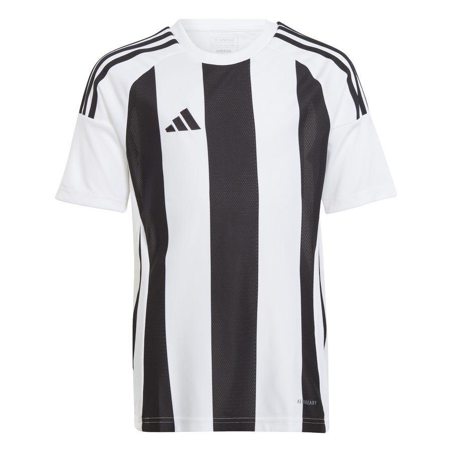 adidas adidas Spillerdrakt Striped 24 - Hvit/Svart Barn