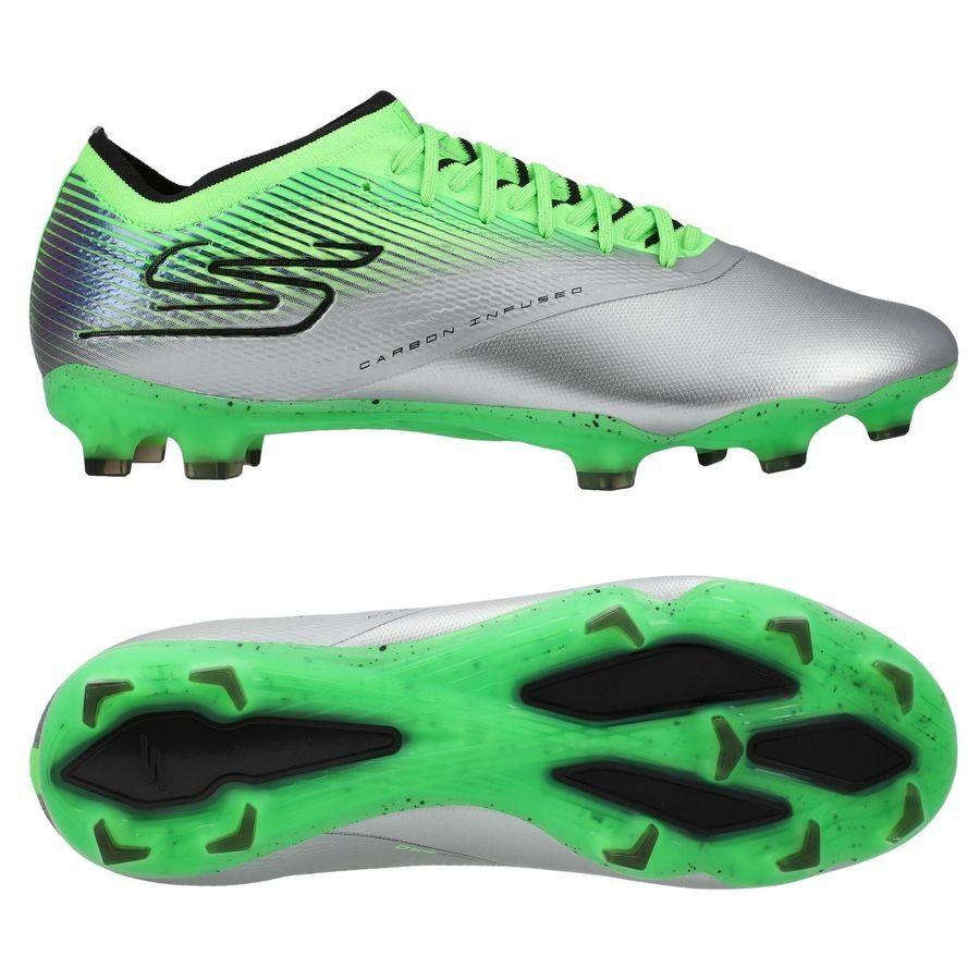 Skechers Skechers Razor FG Laser Comfort - Sølv/Lime Grønn