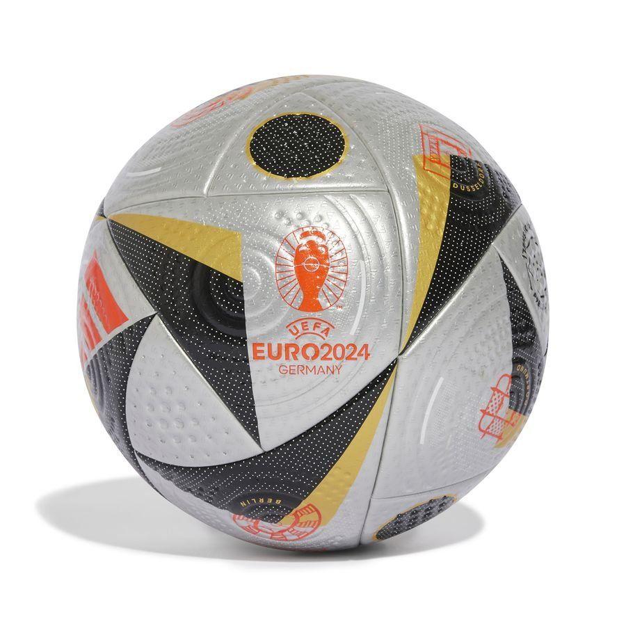 adidas adidas Fotball FUSSBALLLIEBE Pro EURO 2024 Finale Matchball - Sølv Metallisk/Gull Metallisk/Svart