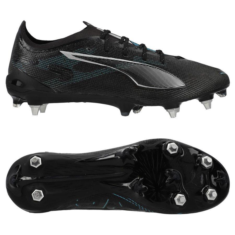 PUMA PUMA Ultra 5 Ultimate SG Eclipse - PUMA Svart/Puma Sølv/Bright Aqua