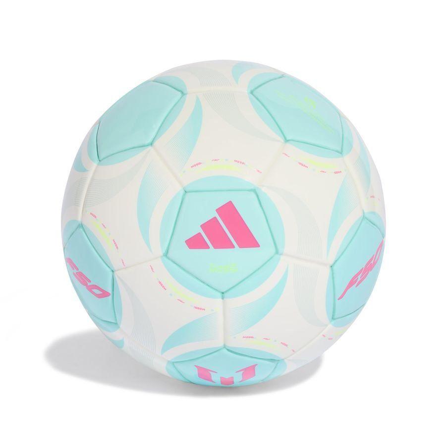 adidas adidas Fotball Messi Mini Aurora Radiante - Fottøy Hvit/Flash Aqua