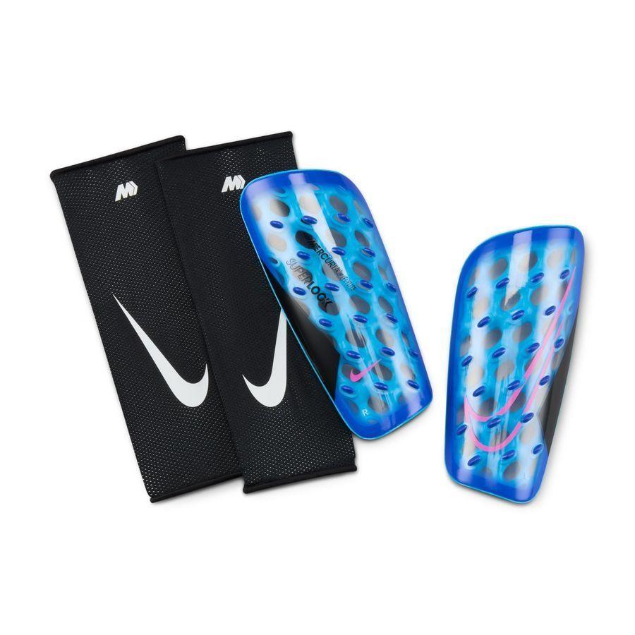Nike Nike Leggbeskyttere Mercurial Flylite Superlock Attack - Blå/Svart/Rosa
