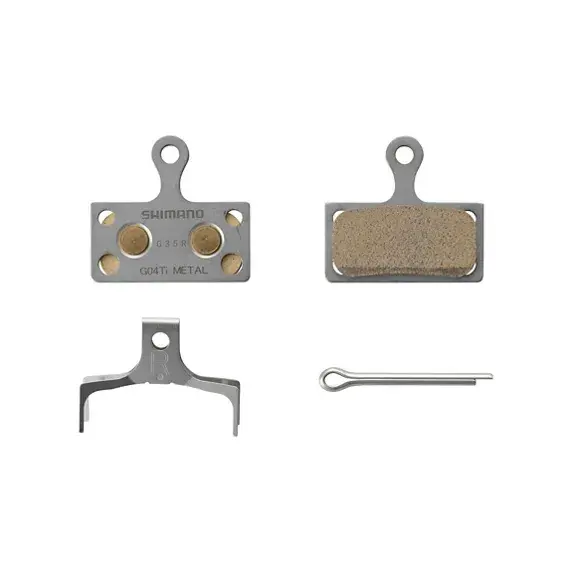 Shimano Shimano Brake Pads G04Ti-MX G04Ti-MX harpikskloss og fjær med splint
