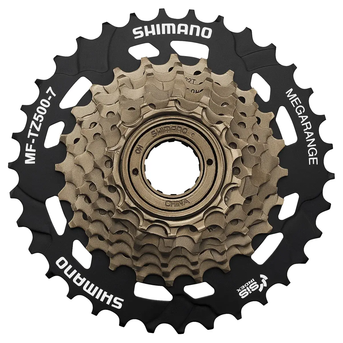 Shimano Shimano Frikrans MF-TZ00-7 14-34T, 7-delt, skrukrans