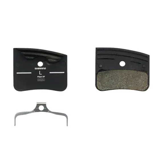 Shimano Shimano Brake Pads P03A-RF harpikskloss med finne og fjær