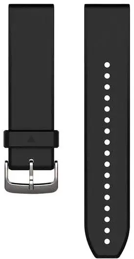 Garmin Garmin QuickFit 22 Silicone Band black/silver