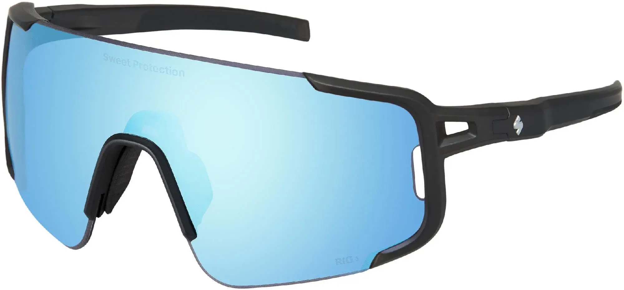Sweet Protection Sweet Ronin RIG Reflect Crystal Black m/RIG Aquamarine