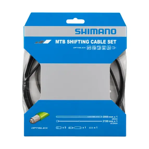 Shimano Shimano MTB Optislick innervaiersett Svart, for navgir