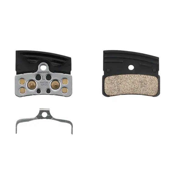Shimano Shimano Brake Pads P04C-MF metallkloss med finne og fjær