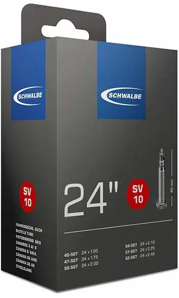 Schwalbe Schwalbe Standard SV10 24", 40mm presta, 165g